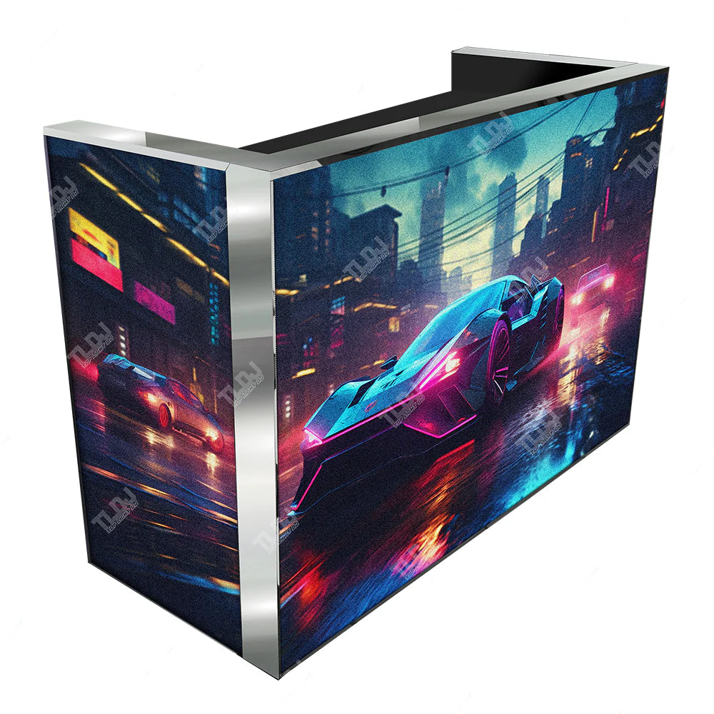 Rent The Ultimate Digital LED Screen DJ Booth Facade per Day